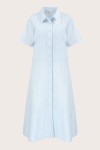 Boxy Poplin Shirt Dress