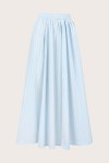 Cotton Gathered A-Line Skirt