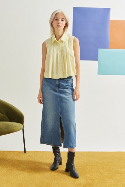 Pintuck Textured Cotton Crop