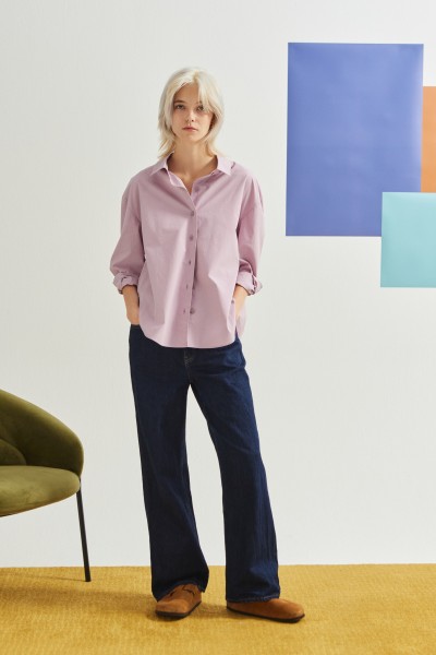 Relaxed Poplin Shirt