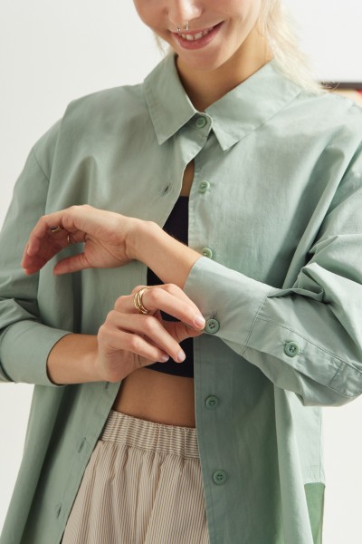 Relaxed Poplin Shirt