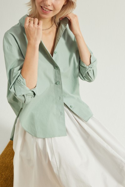 Relaxed Poplin Shirt