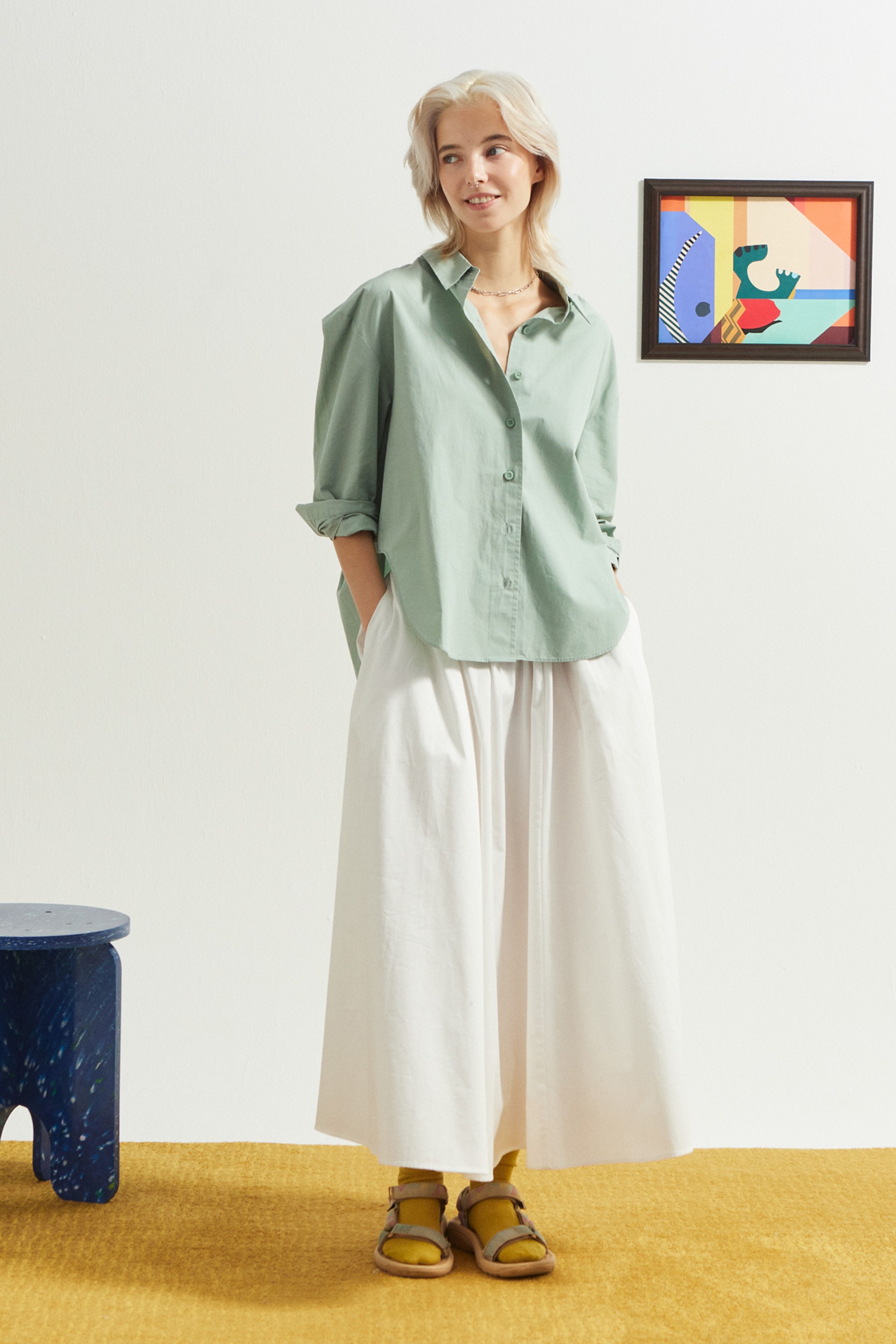 Relaxed Poplin Shirt