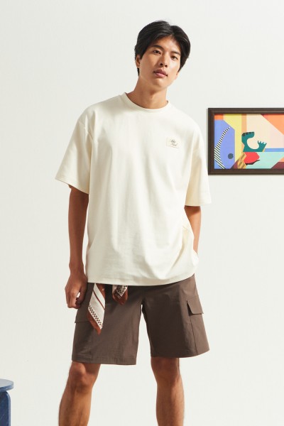 Script Cotton Relaxed T-shirt