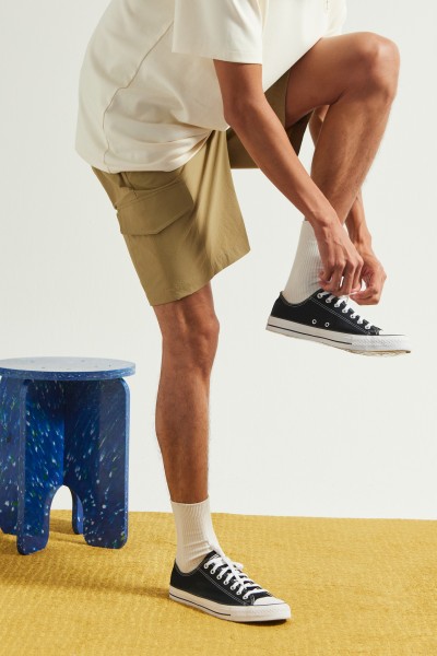 Cargo Drawstring Shorts