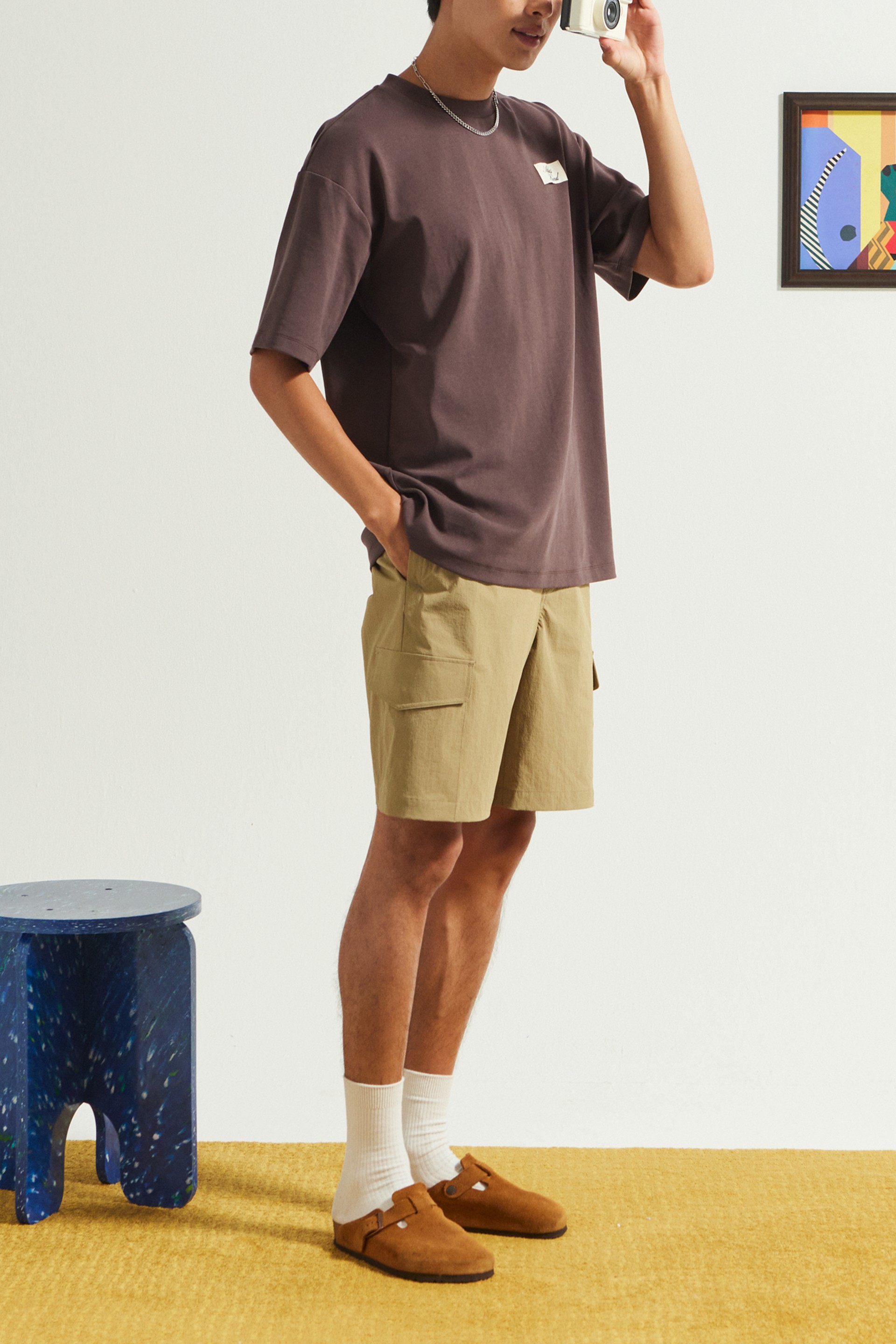 Cargo Drawstring Shorts