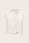 Script Japanese Cotton Gathered Button-Down Top