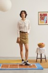 Twill Mini Skirt