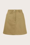 Twill Mini Skirt