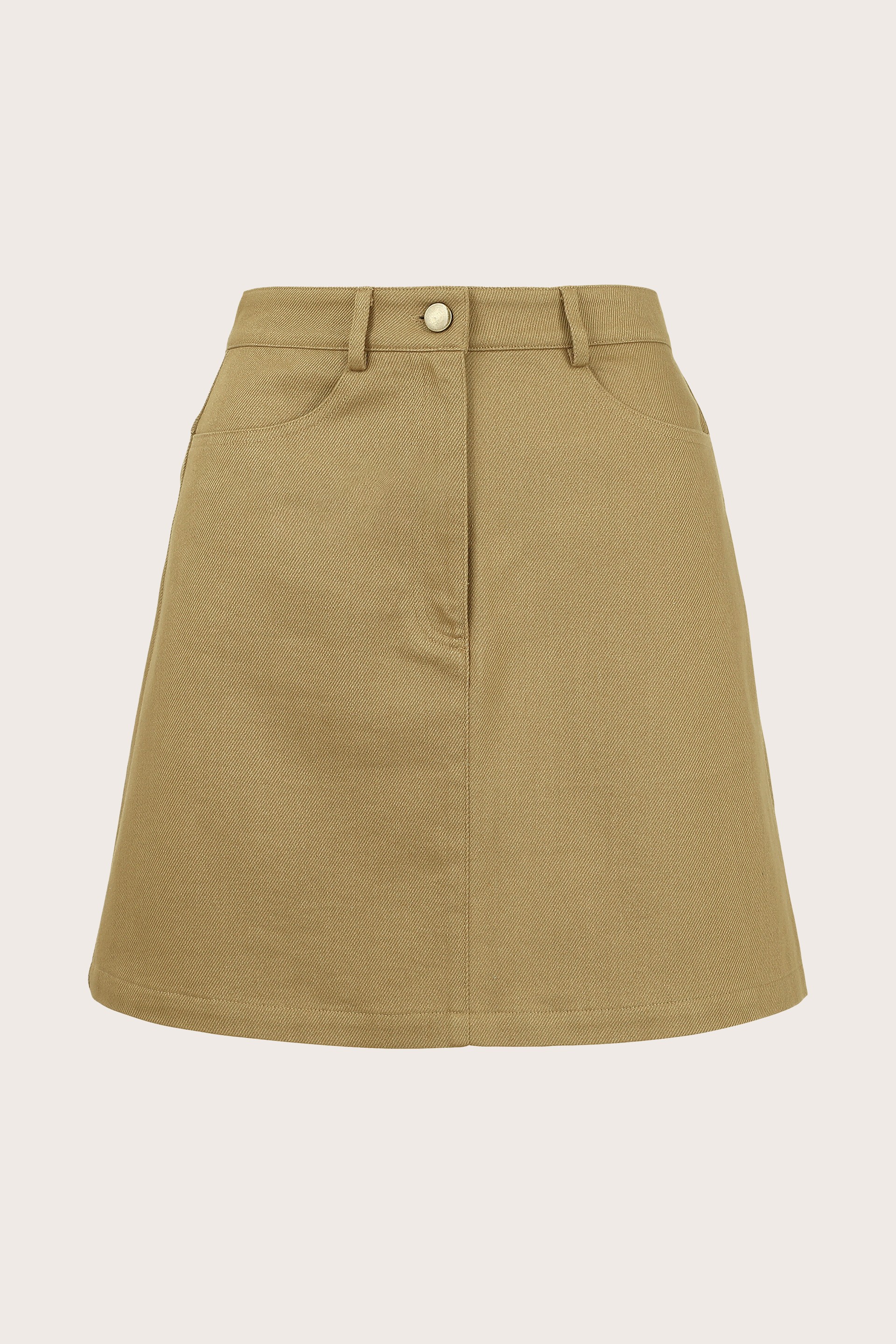 Twill Mini Skirt