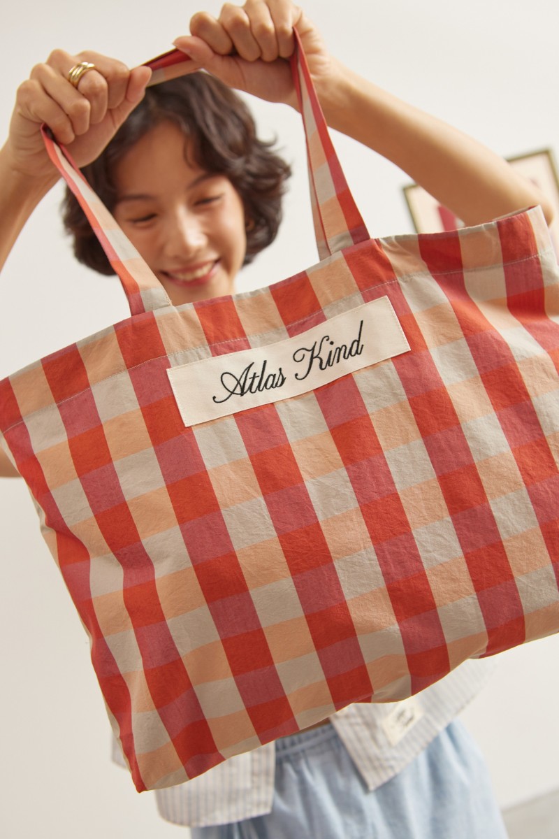 Script Japanese Cotton Tote...