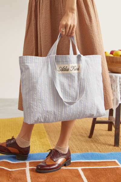 Script Japanese Cotton Tote