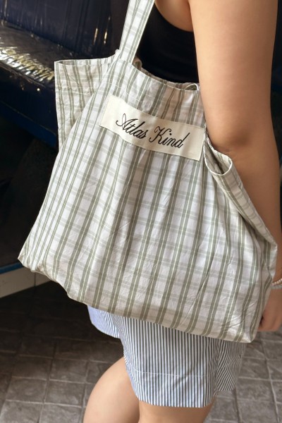 Script Japanese Cotton Tote