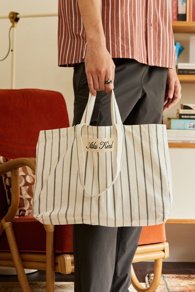 Script Japanese Cotton Tote...