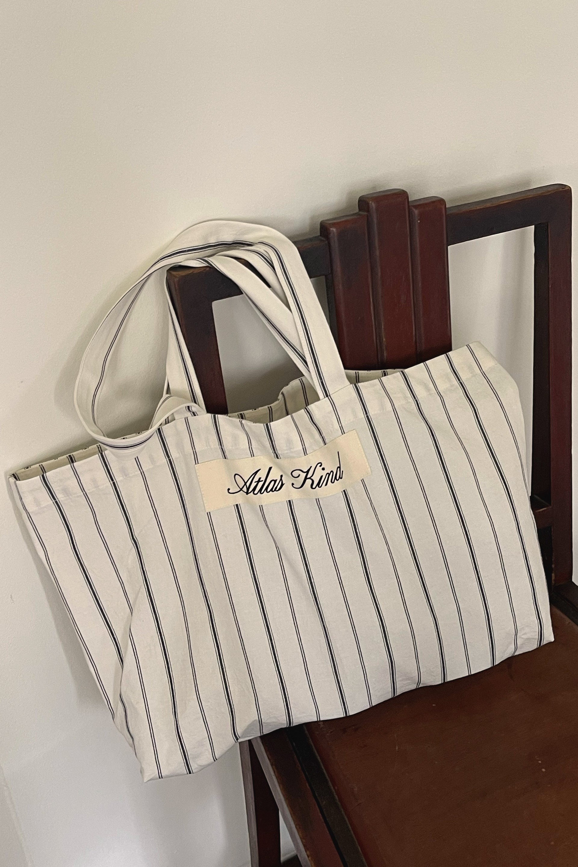 Script Japanese Cotton Tote