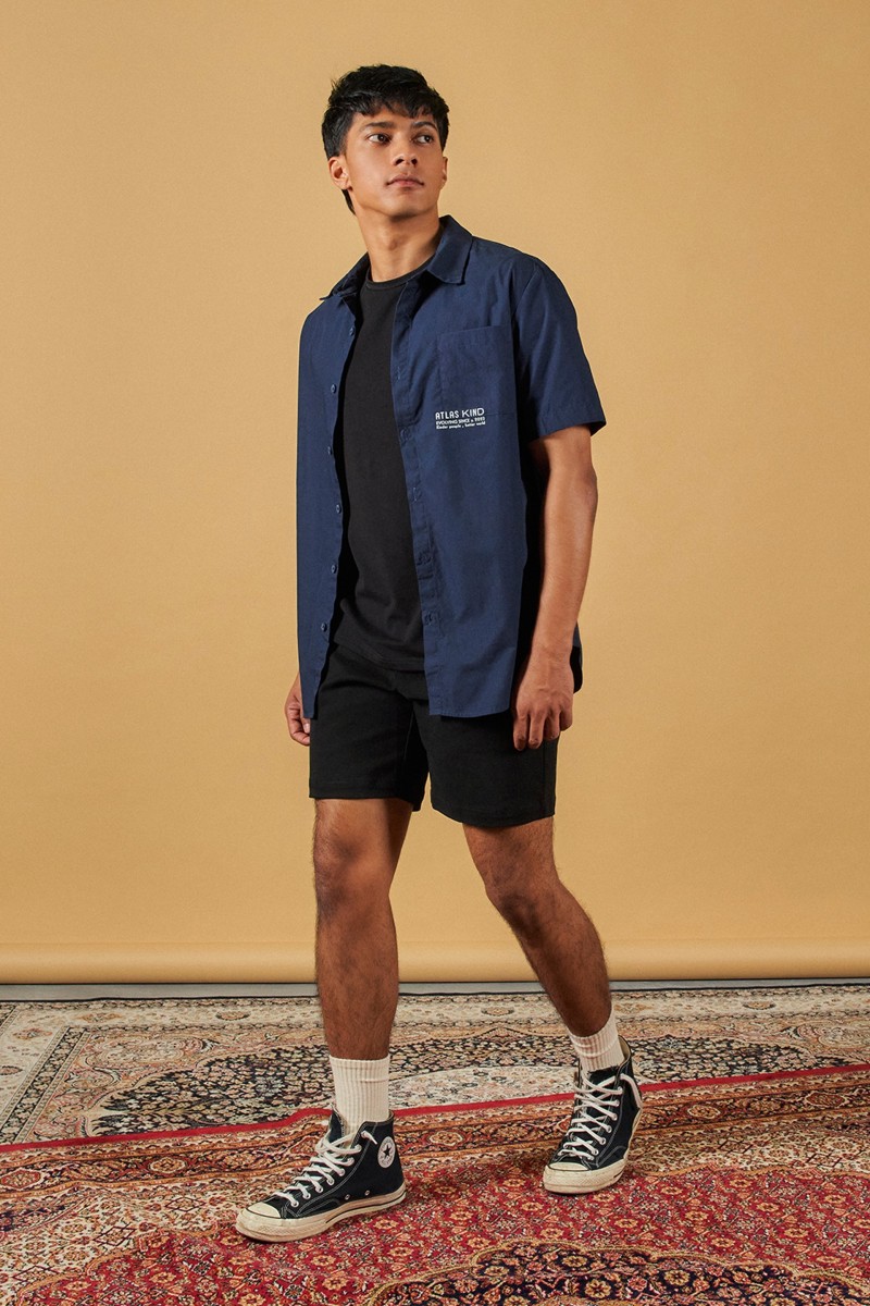 Twill Shorts - Black