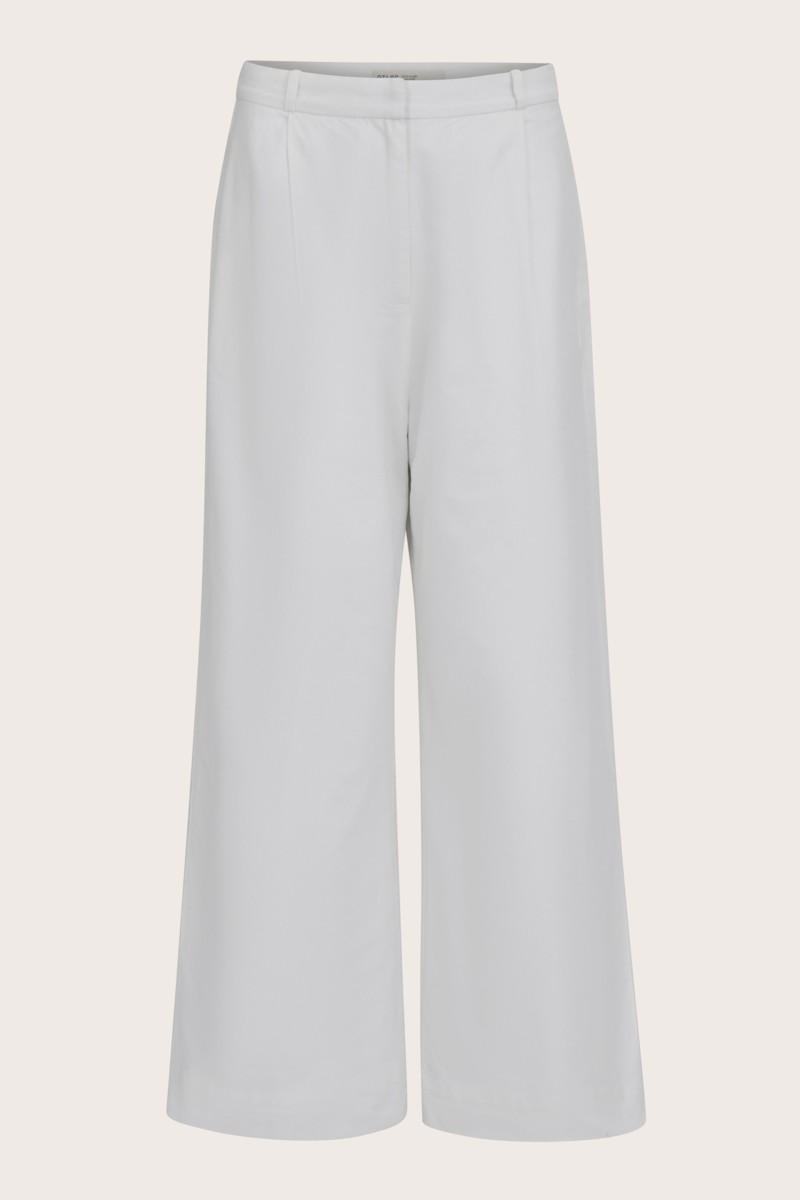 Straight Cut Oxford Pants -...