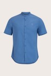 Heritage AK Mandarin Collared Poplin Shirt