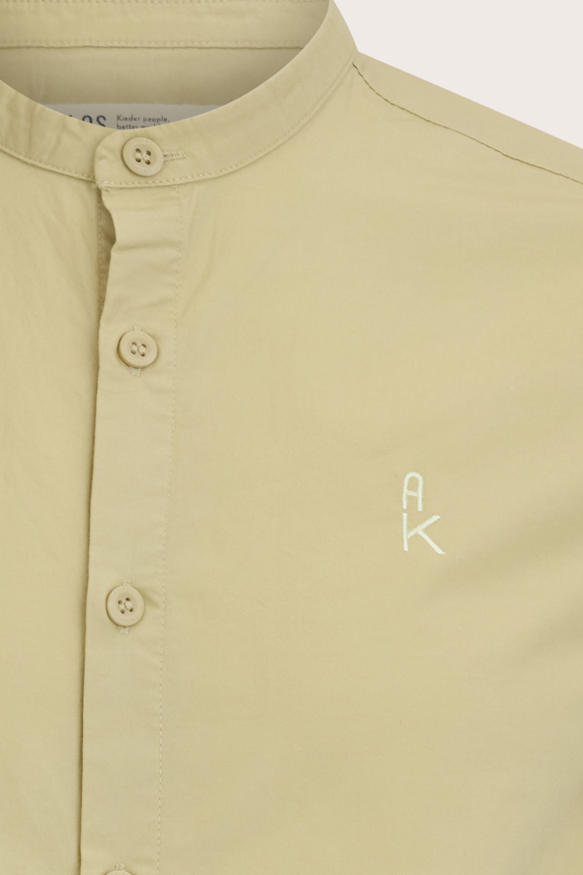 Heritage AK Mandarin Collared Poplin Shirt