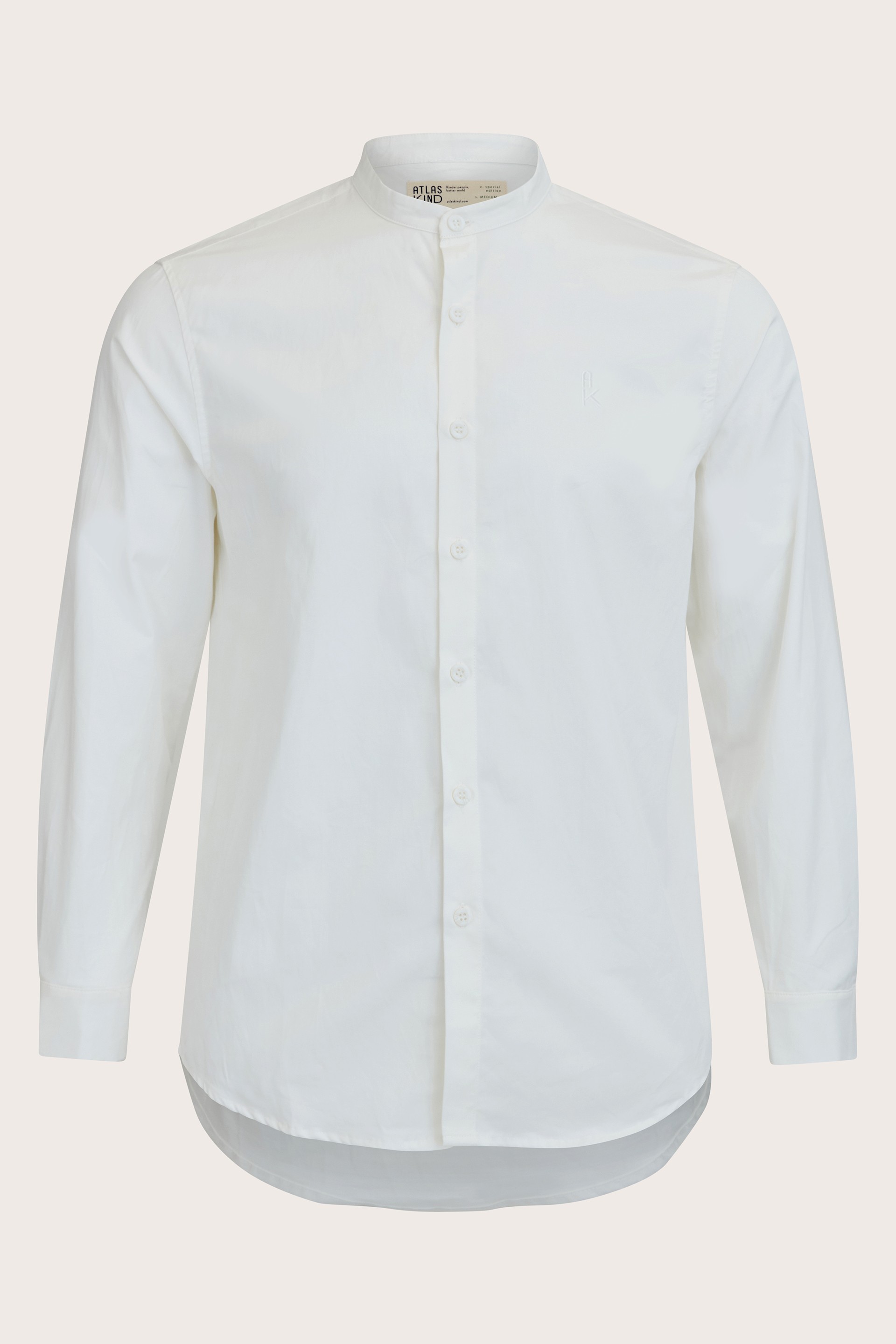Heritage AK Mandarin Collared Cotton Shirt