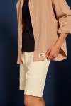 Script Japanese Cotton Relaxed Collared Shirt