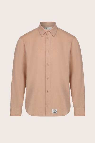 Script Japanese Cotton Relaxed Collared Shirt