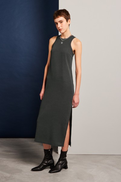 Script AK Rib-Knit Tank Dress