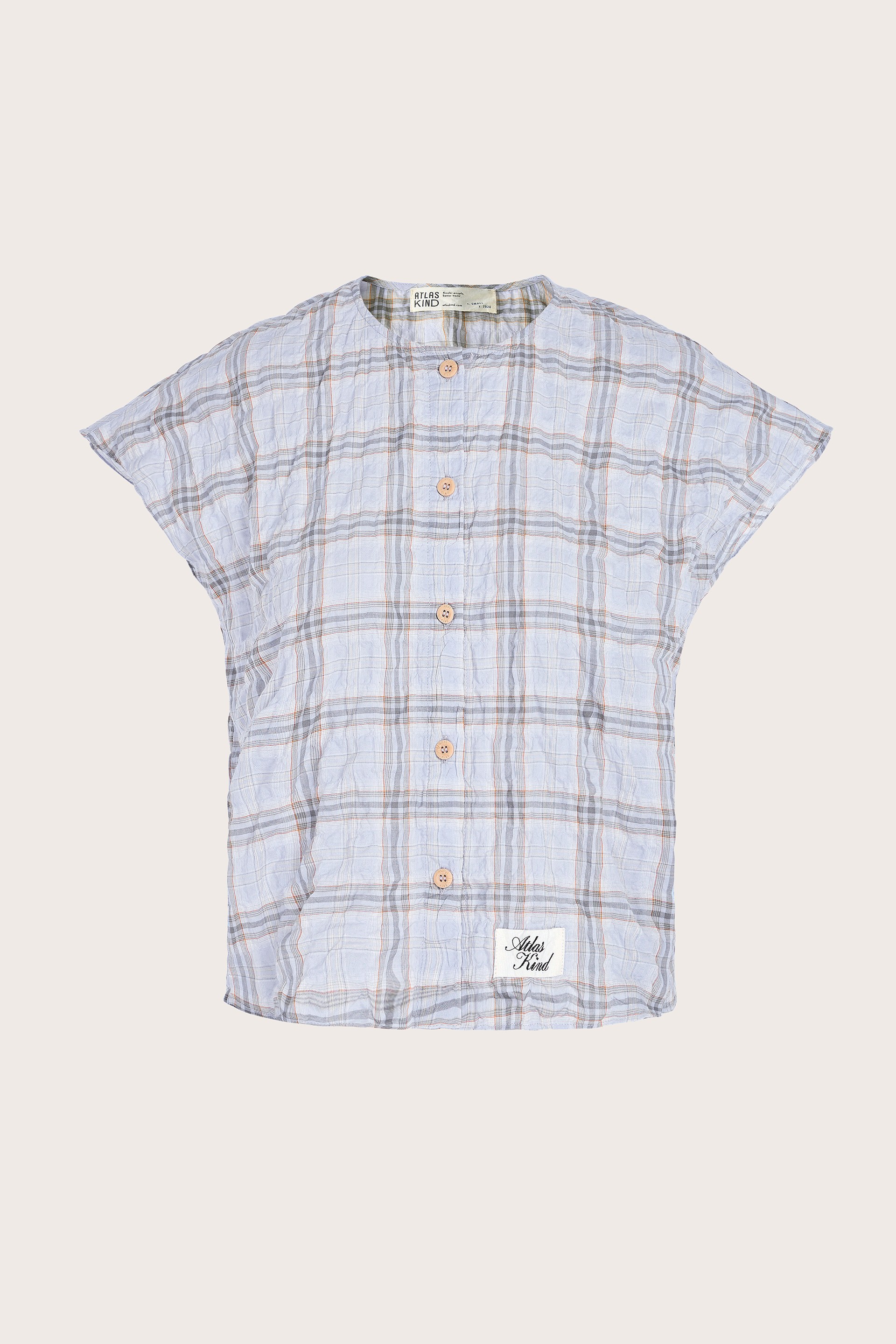 [GH Capsule] Script Japanese Cotton Button-Down Top