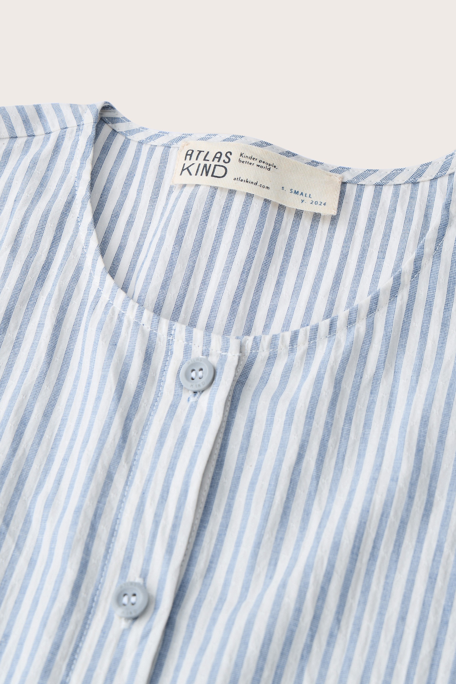 [GH Capsule] Script Japanese Cotton Button-Down Top