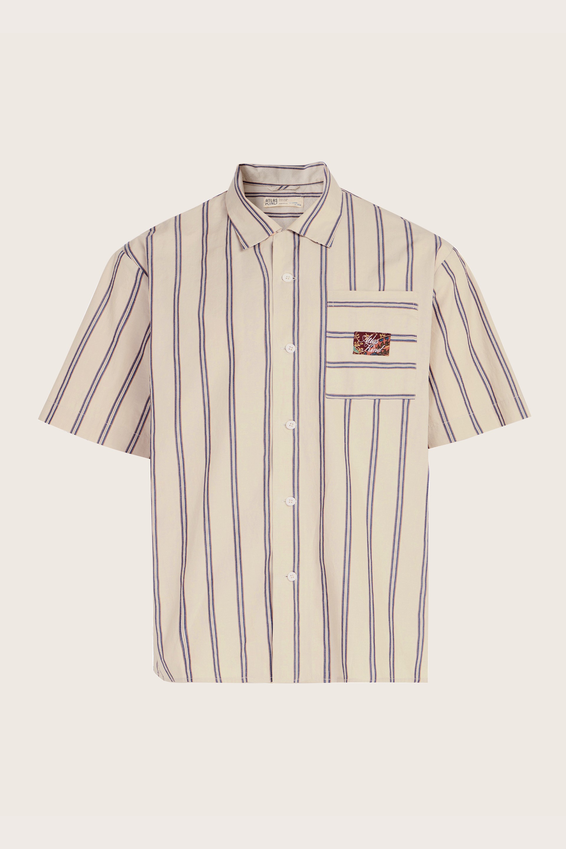 [GH Capsule] Re-Mix Script Collared Cotton Shirt