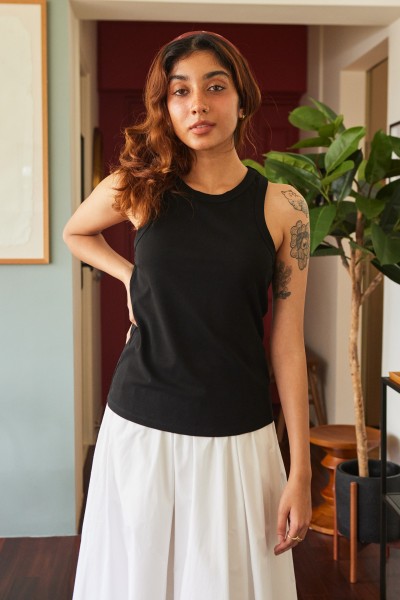 Script Cotton Cutaway Tank